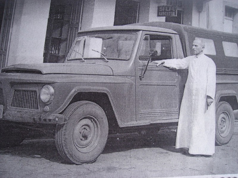 Pe. M&aacute;rio um dos fundadores do Bairro Areal