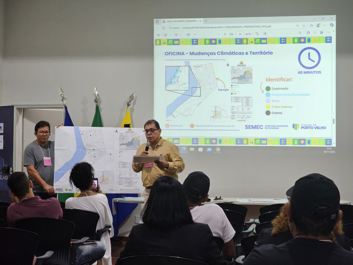 Moradores de Porto Velho dialogam sobre planejamento urbano e mudanças climáticas