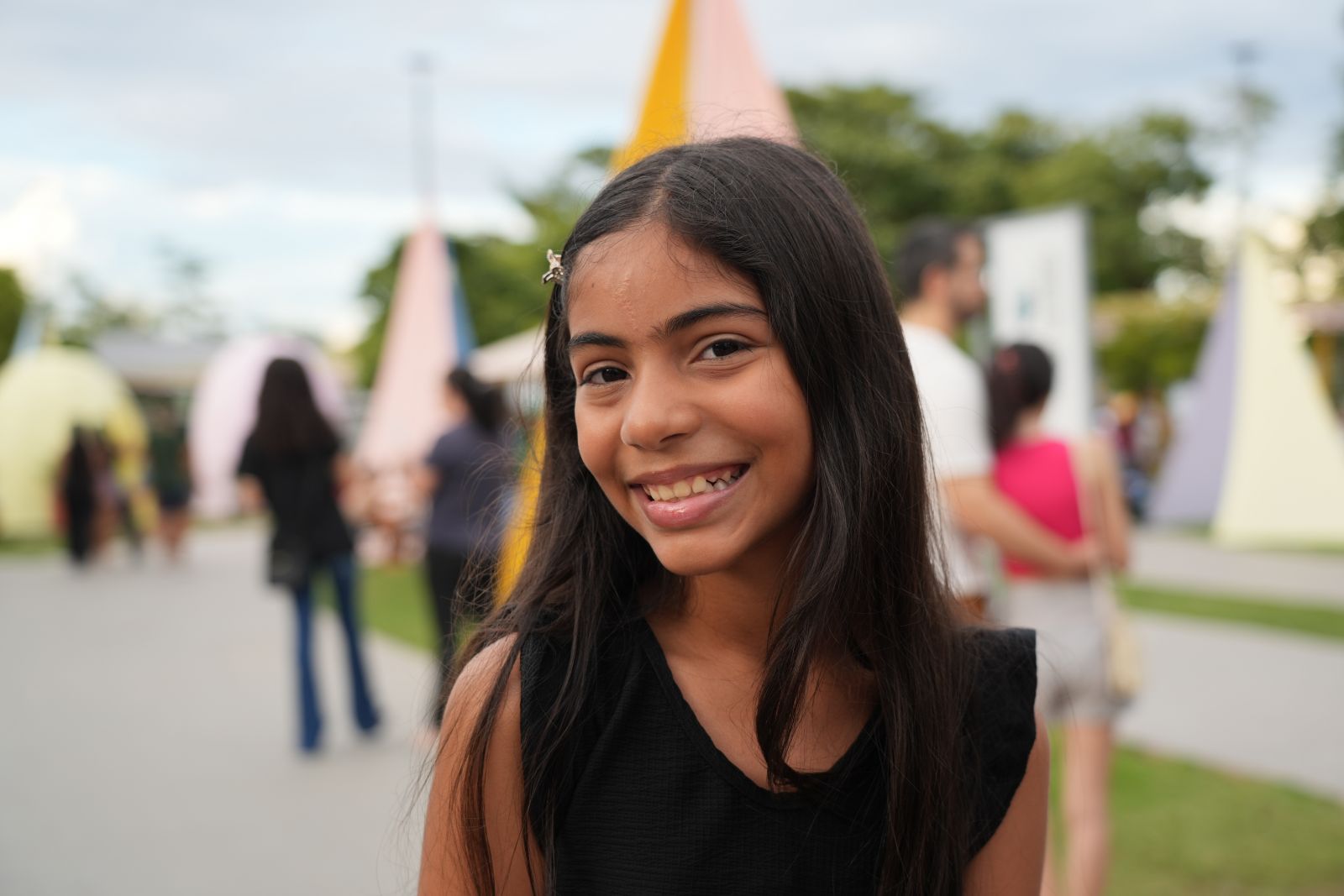 Maria Elisabeth não escondia o entusiasmo ao participar das atividades