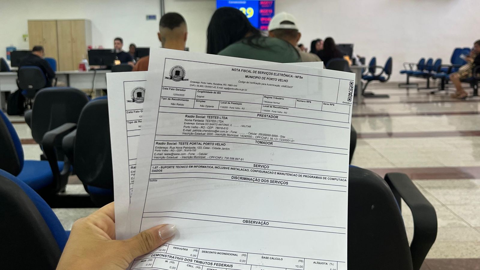 Porto Velho agora faz parte do Sistema Nacional da NFS-e, modernizando a emissão de notas fiscais de serviços